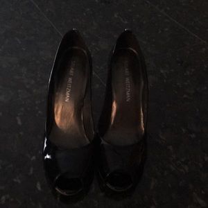 Stuart Weitzman Black Wedges - size 8.5